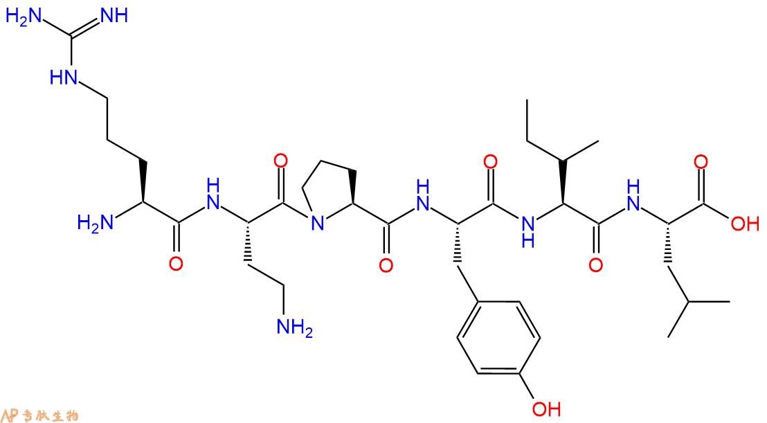 專肽生物產(chǎn)品神經(jīng)降壓肽(Dab9)-Neurotensin(8-13)166824-25-5