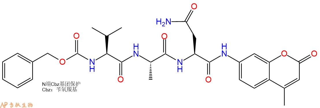 專肽生物產(chǎn)品標(biāo)記肽Z-VAN-7-氨基-4-甲基香豆素245036-58-2
