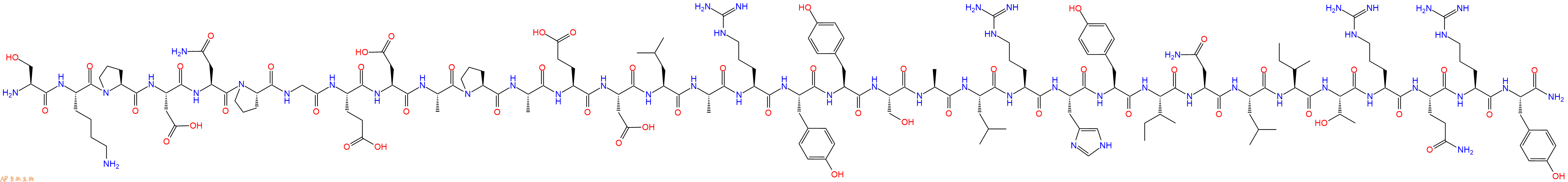 專肽生物產(chǎn)品神經(jīng)肽 Y(3-36)(豬)、 Neuro Peptide Y(3-36)(porcine)143863-88-1