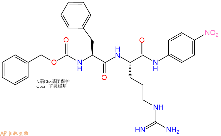 專肽生物產(chǎn)品二肽標(biāo)記肽Z-Phe-Arg-對(duì)硝基苯胺59188-54-4