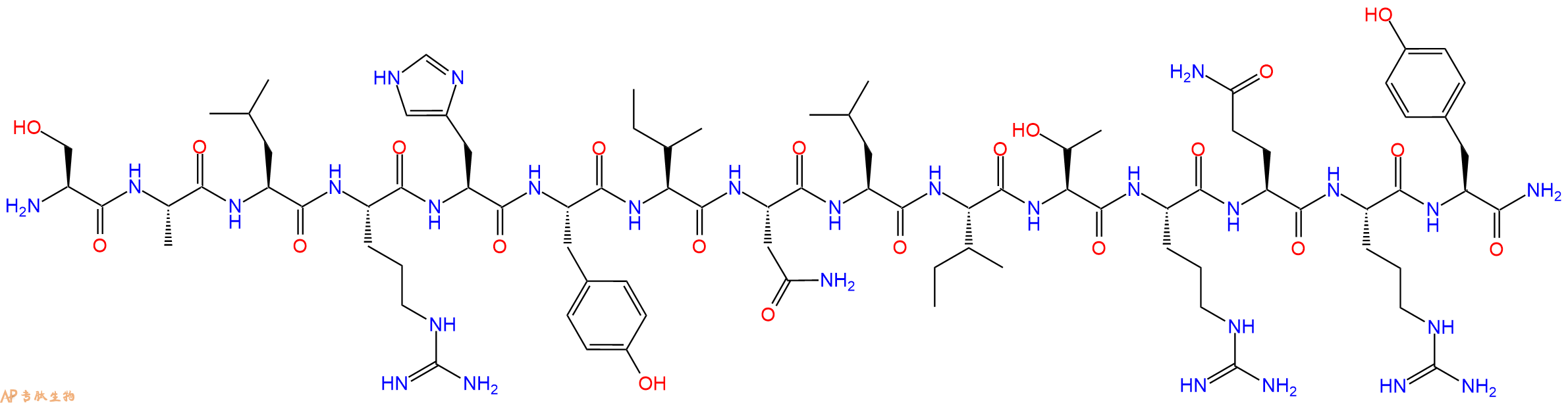 專肽生物產(chǎn)品神經(jīng)肽Y Neuro Peptide Y(22-36)119019-65-7