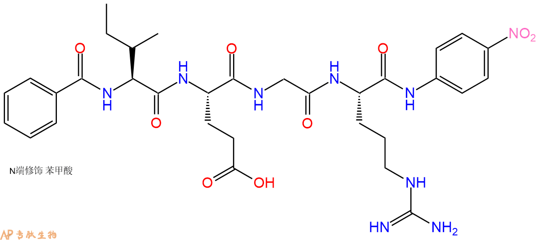 專肽生物產品激肽釋放酶（KLK）底物：BZ-Ile-Glu-Gly-Arg-對硝基苯胺59068-47-2