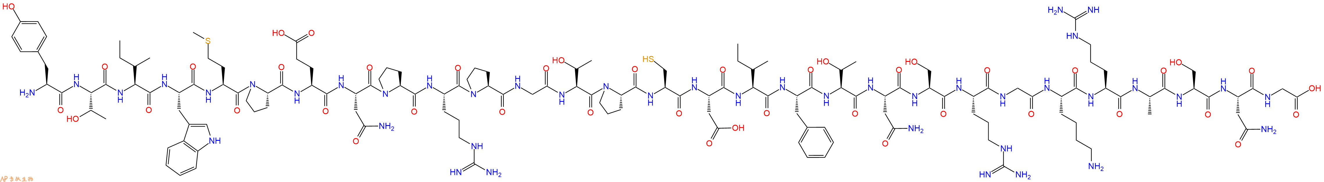 專肽生物產(chǎn)品狂犬病病毒肽Rabies Virus Glycoprotein、RVG peptide、RVG29、RVG-29