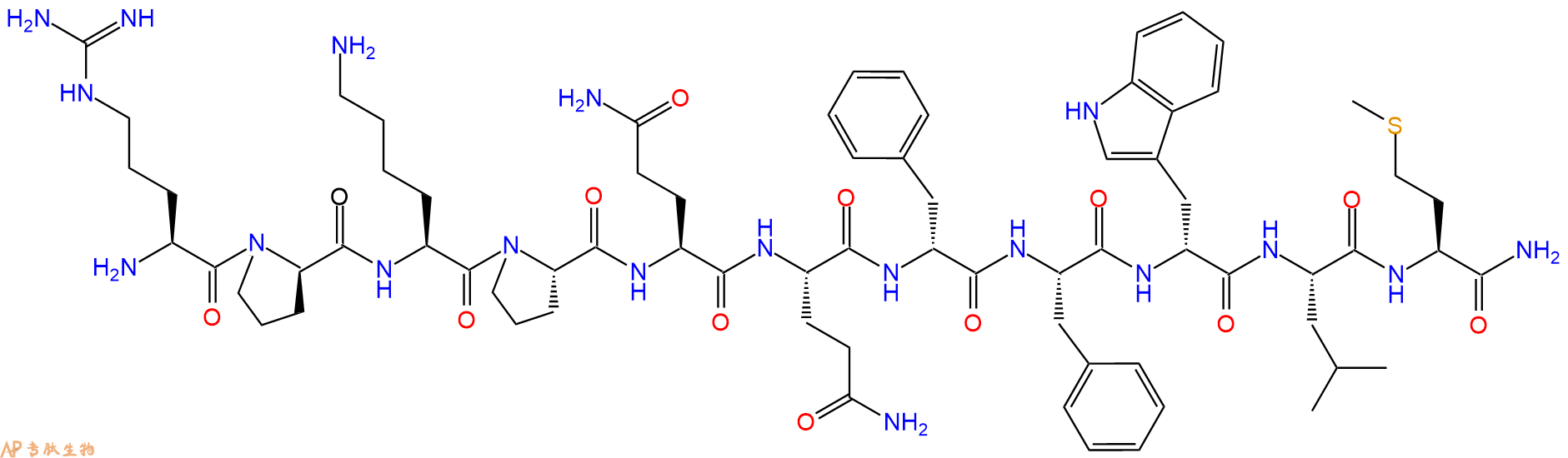 專肽生物產(chǎn)品P物質(zhì)肽[DPro2, DPhe7, DTrp9] Substance P 77275-70-8