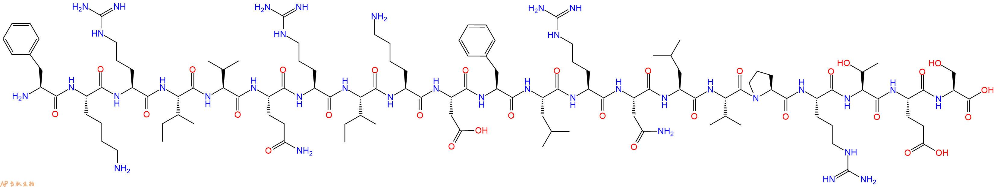 專肽生物產(chǎn)品LL-37 (17-37)，LL-37 FKR913736-94-4