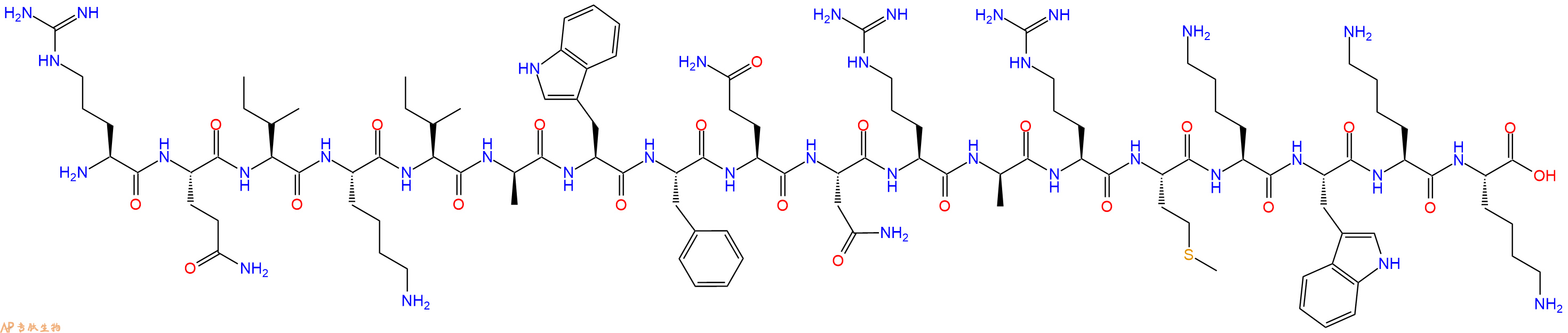 專肽生物產(chǎn)品黑腹果蠅觸足肽Antennapedia Peptide DAla*2