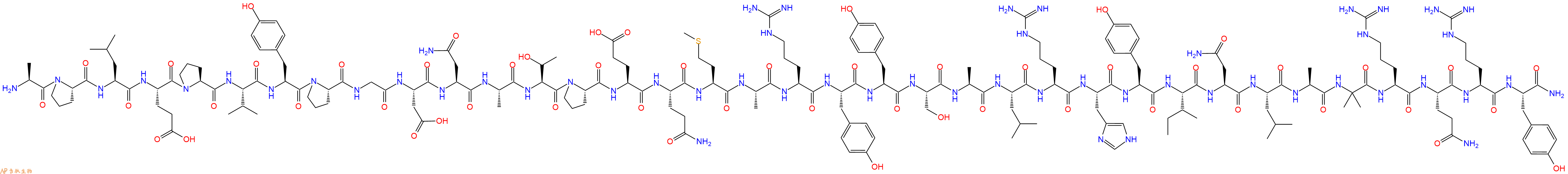 專肽生物產(chǎn)品胰多肽（1-17）-（Ala31-Aib32）-神經(jīng)肽Y（18-36）、PancreaticPoly Peptide Fragment313988-70-4
