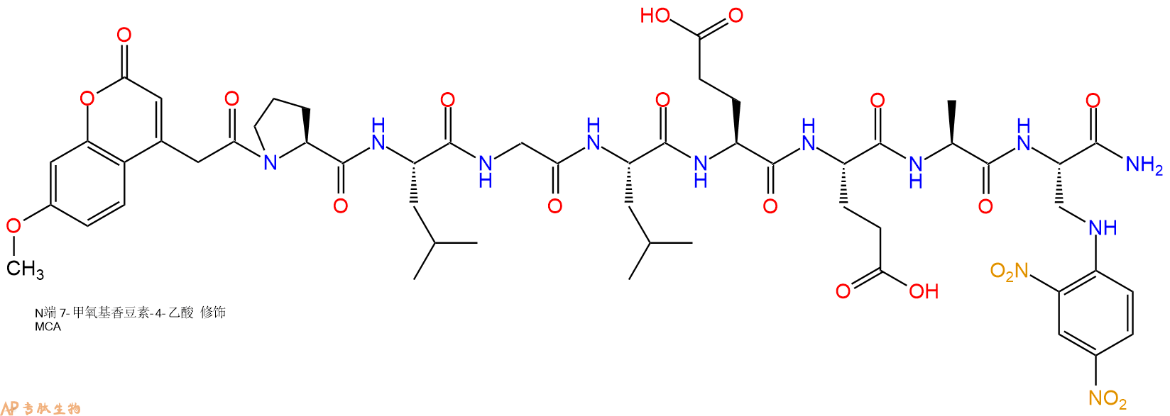 專肽生物產品基質金屬蛋白酶MMP-12 FRET substrate891198-38-2