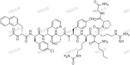 專肽生物產(chǎn)品第四代GnRH拮抗劑、Ozarelix295350-45-7/896710-46-6