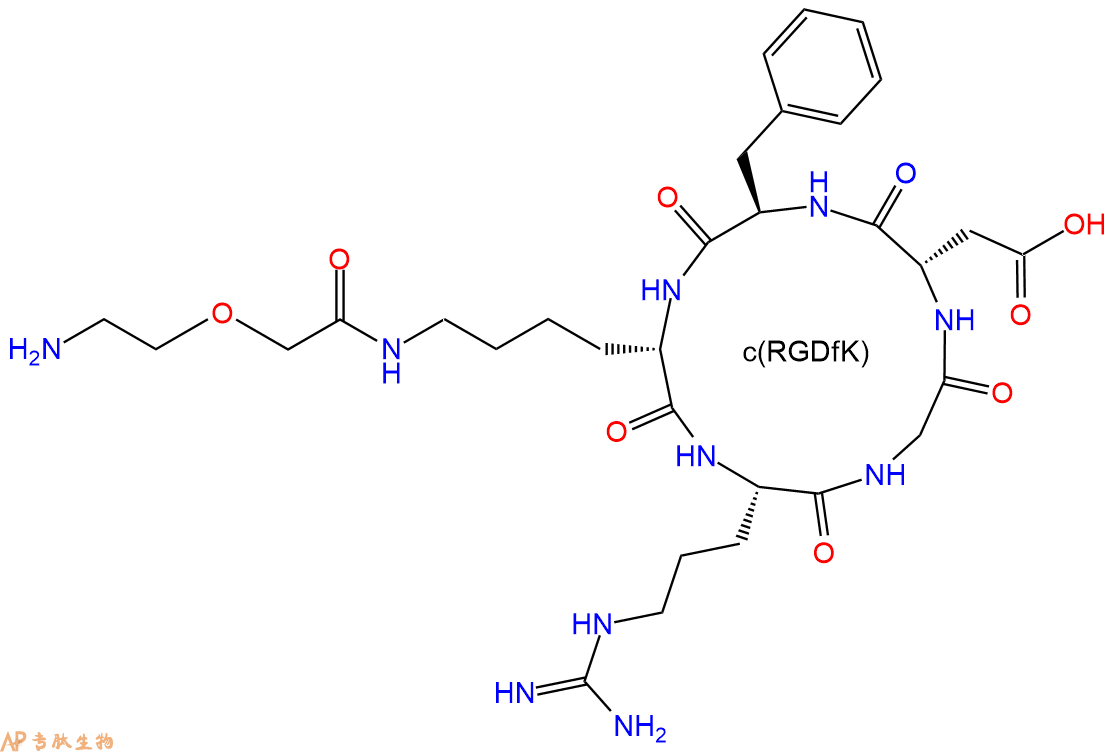 專肽生物產(chǎn)品PEG-c(RGDfK)