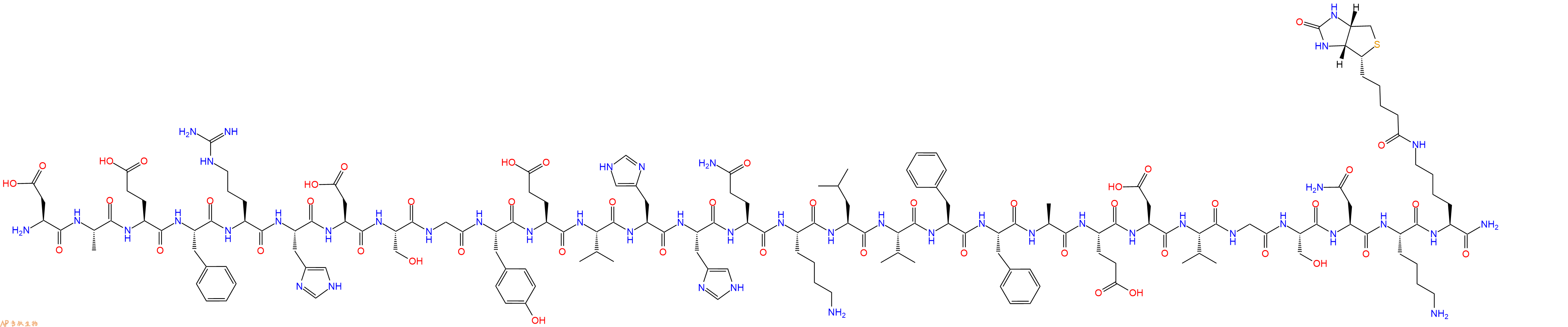 專肽生物產品Beta-Amyloid (1-28)-Lys(Biotin)-NH2 